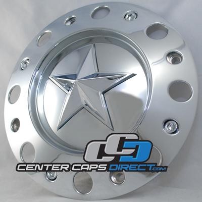 775L239 A0157 LG0904-09 Rockstar DUALLY ONLY (FRONT OR REAR) KMC Wheels Center Cap