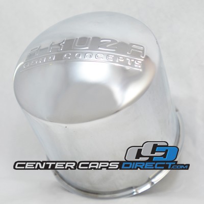 Display Model 8 Lug Only 8x5.5 and 8x170 bolt pattern  812295F-1 and or PCW-131CAP1 Akuza Road Concepts Logo Akuza Wheels Center Cap