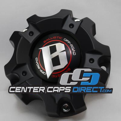 CAP-WX03-135/139.7-5H and or WX-03-135/139.7-5H Ballistic Wheels Center Cap with new Ballistic Logo