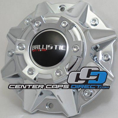  sticker says: EMR0845:OR-CAP AND CAP SAYS 2 piece cap outside part#: OR CAP CENTER LG1208-33 SDG0010 and inside part# OR CAP TOP LG1208-34 SDG0010 Ballistic Wheels Center Cap with Older Version Logo Display Model