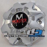 62502090F-2 Monster Offroad Wheels Center Cap