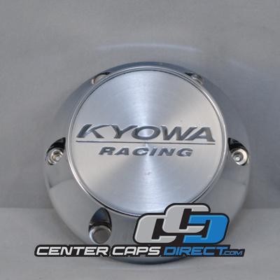 KR206 17-18 Screw on Traditional Logo Kyowa Wheels Center Caps