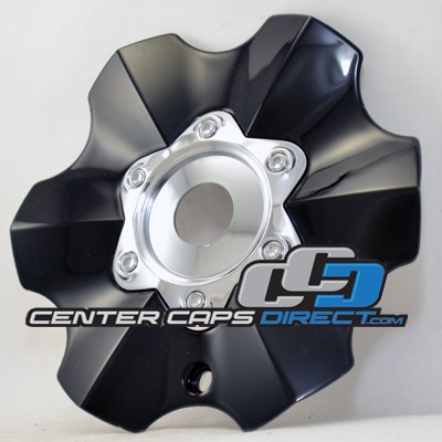  Open Road PC372-GB  C-372-1 Konig Wheels Black Center Caps Konig Wheels Center Cap