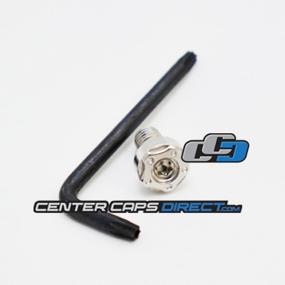 One Screw and One Key for CAP M-816 11700-15 S1006-13-09 and CAP M-815-1 11700-16 Elite Center Cap Screw and key