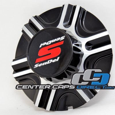2 piece cap outside part#: 664560 02 RO T05 and inside part#: T05 C1 664 02 RO AND ON STICKER: 15 INCH-6H Sendel Wheels Center Cap