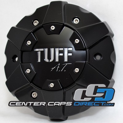 Outside Part #: CAP7011-5-150 and Inside Cap Part #: CAP7011-5150-U4B Tuff All Terrain Wheels Center Cap Display Model