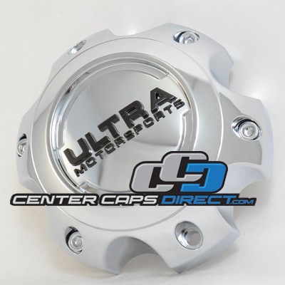 2 piece cap inside part number: 89-9765 and outside part number 883S02-1 Ultra Motorsports Wheels Center Cap