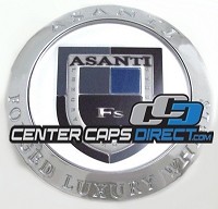 Asanti AF Series Center Cap for new smaller pop in chrome Asanti Center Caps ASANTI-FS-CAP LG0607-25 Asanti Wheels Center Caps