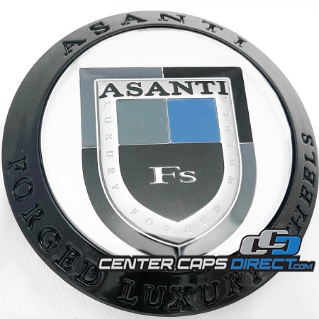 Asanti AF Series Black Center Cap ASANTI-FS-CAP LG0607-25 Asanti Wheels Center Caps